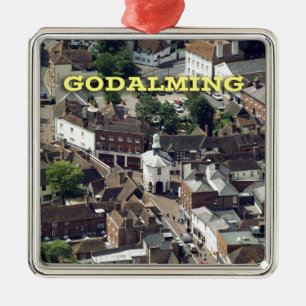 Godalming Surrey England Metal Ornament