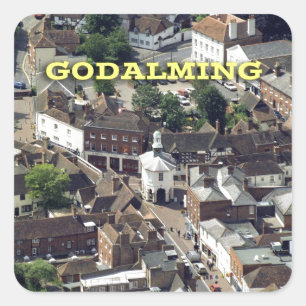 Godalming Surrey England Square Sticker