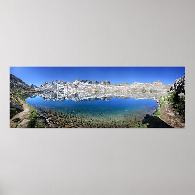 Goddard Divide At Wanda Lake - John Muir Trail Poster (Front)