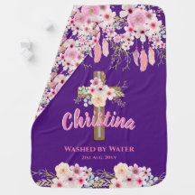 Goddaughter Floral Boho Girls BAPTISM CHRISTENING 