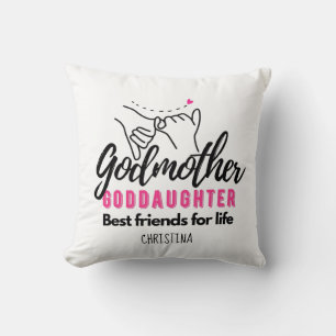 Goddaughter Gift Motivational Encouragement NAMED Cushion