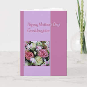 Goddaughter  Happy Mother's Day rose card
