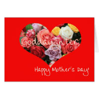 Goddaughter Happy Mother's Day rose card