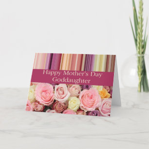 Goddaughter  Happy Mother's Day rose card