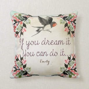 Goddaughter Inspirational Encouragement Gift Named Cushion
