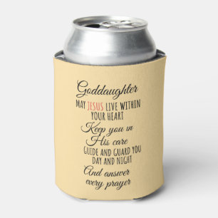 Goddaughter may jesus live within your heart can cooler