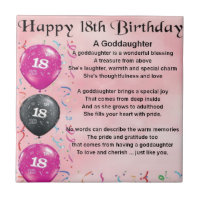 Goddaughter Poem - 18th Birthday