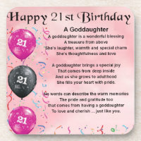 Goddaughter Poem - 21st Birthday Design