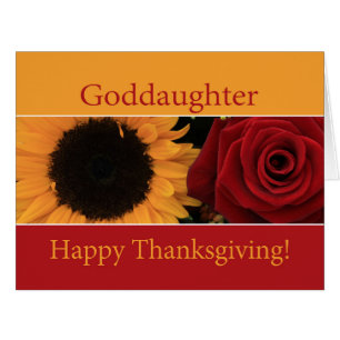 Goddaughter  Thanksgiving Card