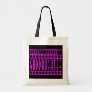 Goddaughters Gifts : World's Greatest Goddaughter Tote Bag