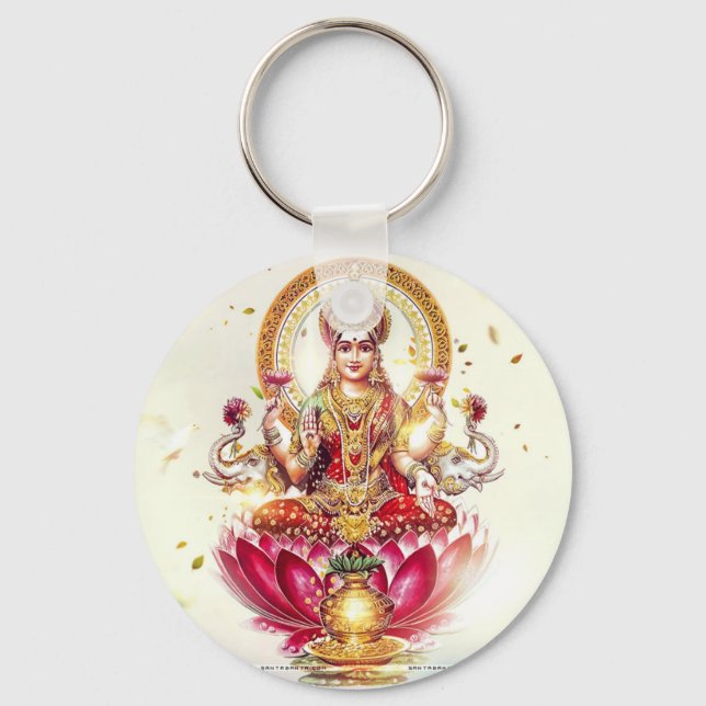 GODDES LAKSHMI 04SEP 2014.jpg Key Ring (Front)