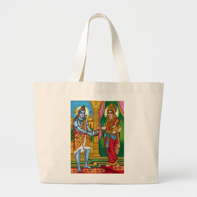 Goddess Annapurna Canvas Tote Bag (Front)
