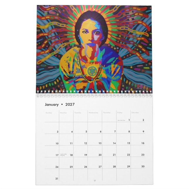 Goddess Art of Karmym Calendar (Jan 2027)