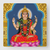Goddess Bhairavi Wall Clock