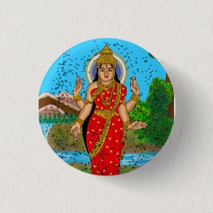 Goddess Bhramari Button 