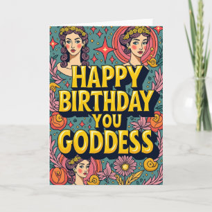 Goddess Birthday Card