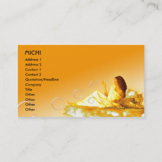 Goddess Biz Card Template