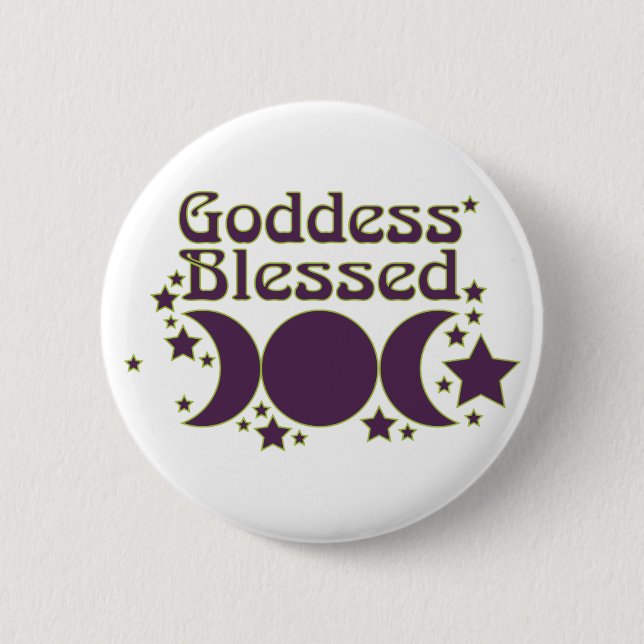 Goddess Blessed Buttons (Front)