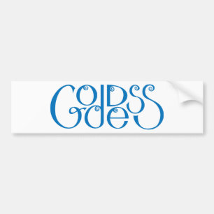 Goddess blue Bumper Sticker
