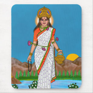 Goddess Brahmacharini Mouse Pad