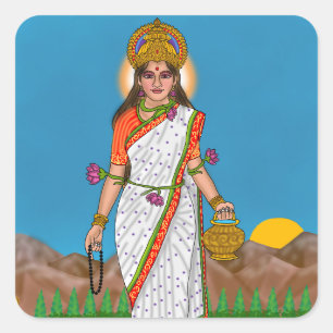 Goddess Brahmacharini Sticker