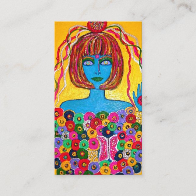 Goddess Bride Placecard Profile Card (Front)