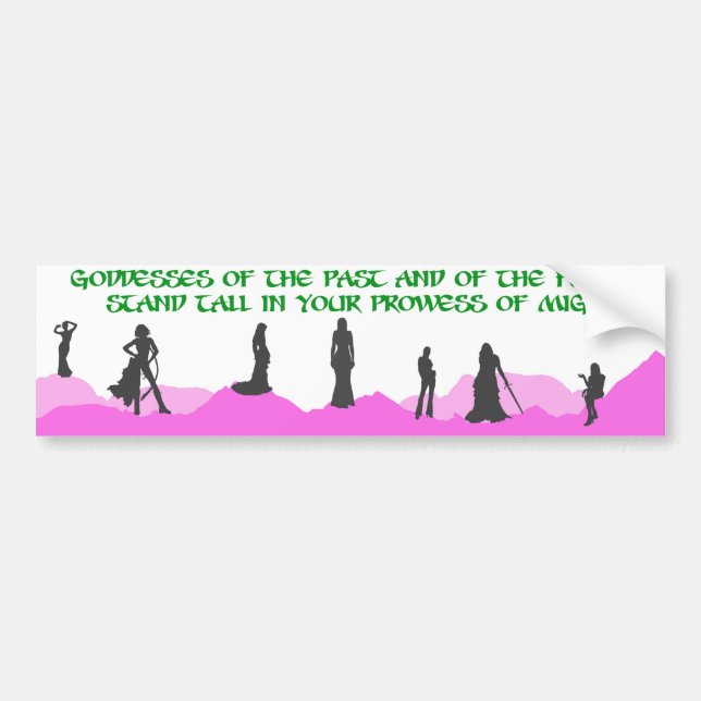 Goddess Bumper Sticker (Front)