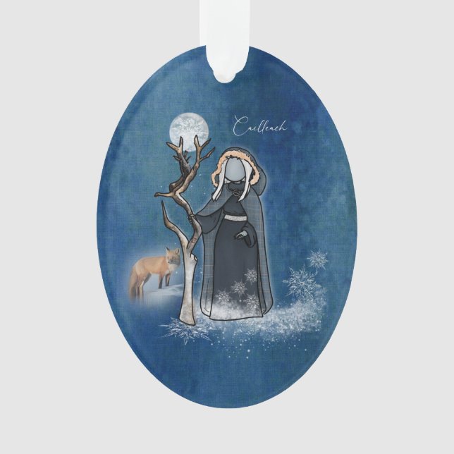 Goddess Cailleach Ornament  (Front)