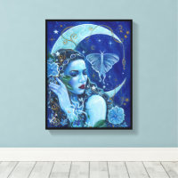 Goddess celestial art by Renee L Lavoie