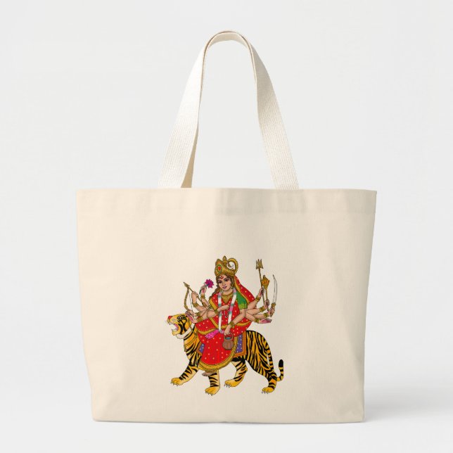 Goddess Chandraghanta Tote Bag (Front)