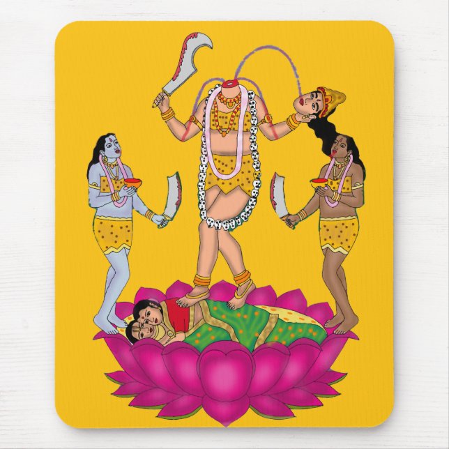 Goddess Chinnamasta Mouse Pad (Front)