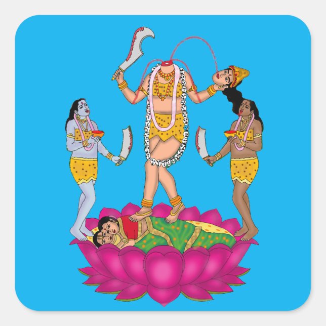 Goddess Chinnamasta Sticker (Front)