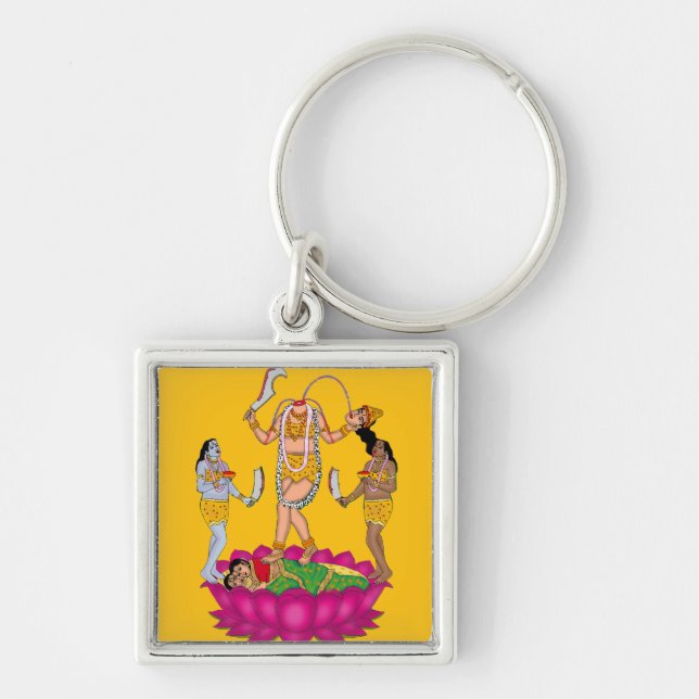 Goddess Chinnamastika Keychain (Front)