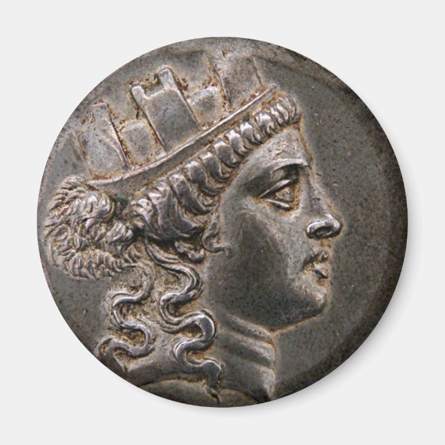 Goddess Cybele Tetradrachm Magnet (Front)