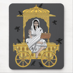 Goddess Dhumavati  Mouse Pad