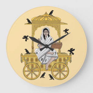 Goddess Dhumavati Wall Clock
