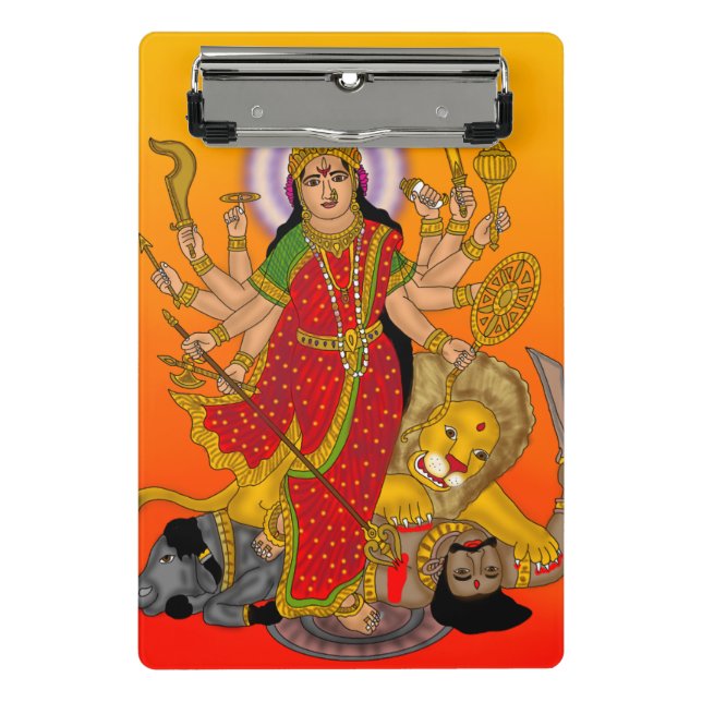 Goddess Durga Clipboard (Front)