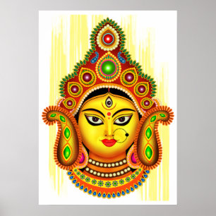 Goddess Durga (Dussehra Festival) Poster