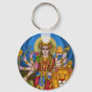 Goddess Durga Keychain