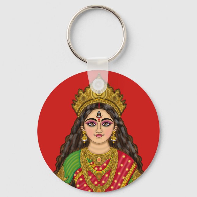 Goddess Durga Keychain (Front)
