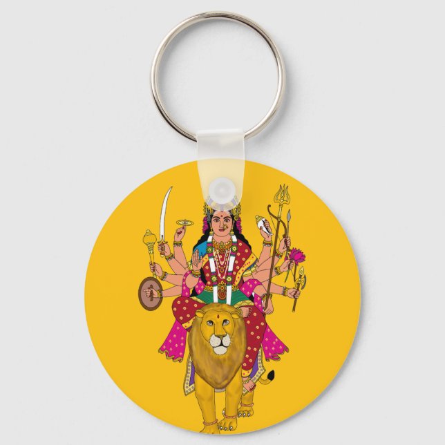 Goddess Durga Keychain (Front)