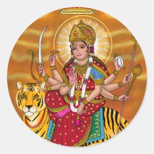 Goddess Durga Stickers