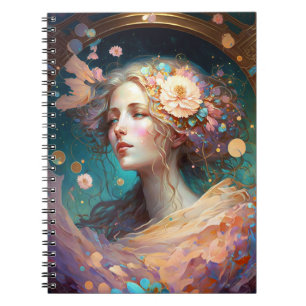 Goddess Fantasy Art Notebook