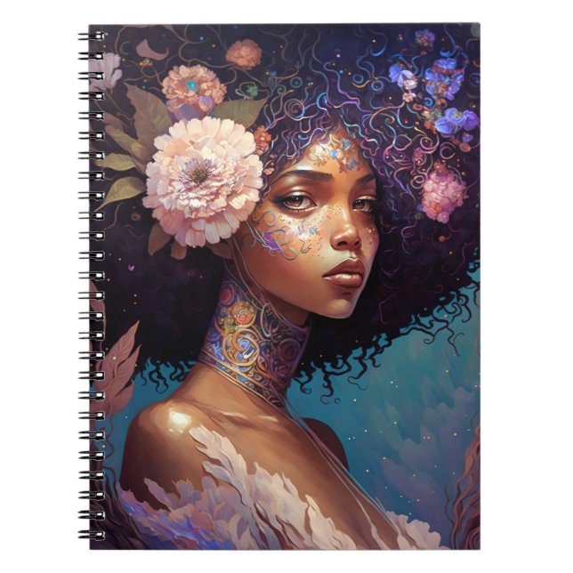 Goddess Fantasy Art Notebook (Front)