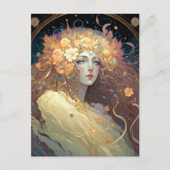 Goddess Fantasy Art Postcard (Front)