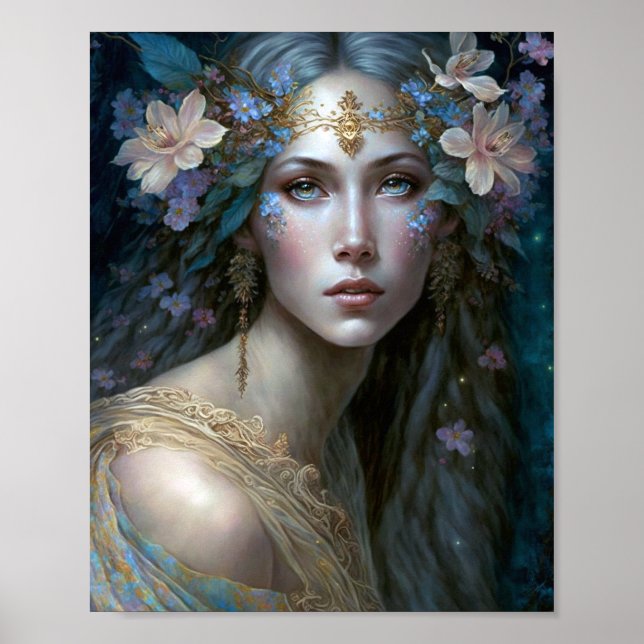 Goddess Fantasy Art Poster (Front)
