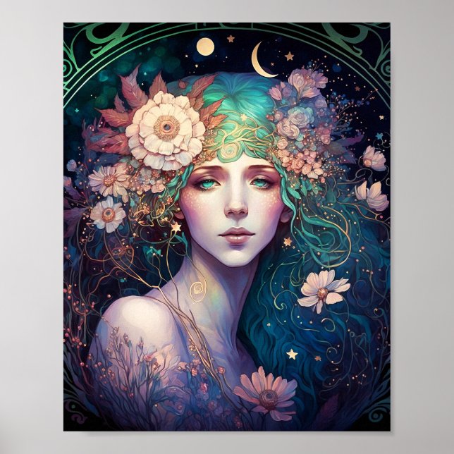Goddess Fantasy Art Poster (Front)