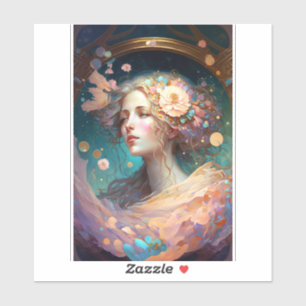 Goddess Fantasy Art Sticker