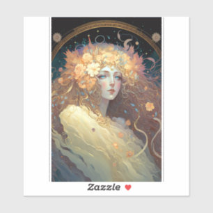 Goddess Fantasy Art Sticker