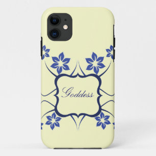 Goddess Floral CM iPhone 5 BT ID Case, Blue 11 Case
